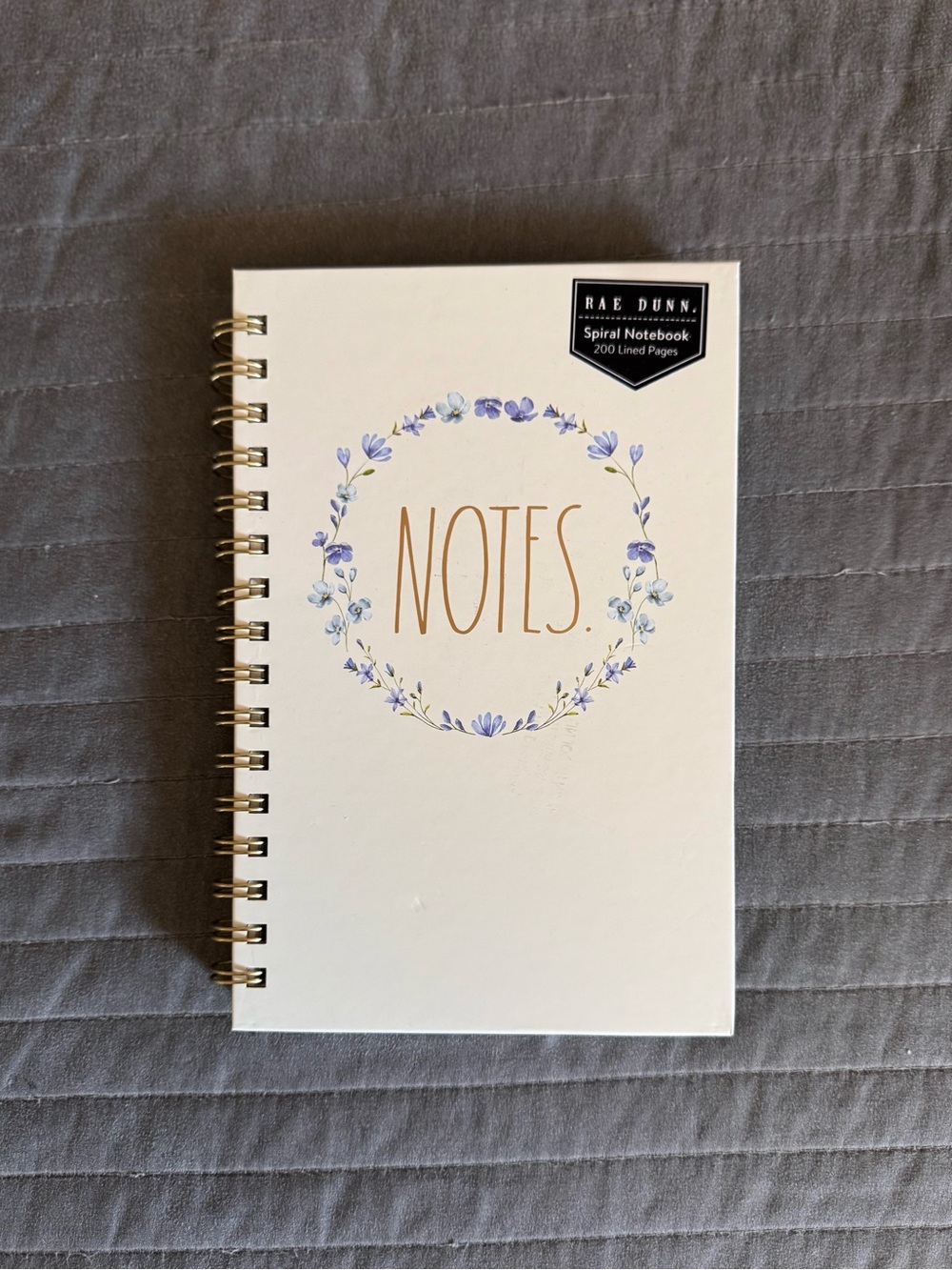 Rae Dunn Notebook Floral